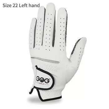 One Left/Right Genuine GOG Golf Glove, Indonesian Import Sheepskin Non-Slip Gloves for Men s Sports Size 22 Left Hand