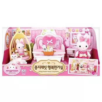 One&one Kongji Rabbit, счастливая игра в гостиную, разноцветные игрушки, популярные игрушки для корейских детей