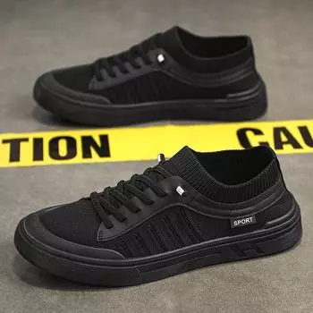 One-pedal lazy shoes, breathable and comfortable in summer, soft baseplate shoes, mesh old Beijing cloth shoes, flat-soled elderly father shoes 39 серый