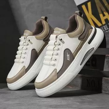 One-pedal men s shoes winter leather waterproof and non-slip Forrest Gump board shoes leisure sports work shoes kitchen labor insurance tide shoes 39