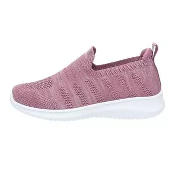 One-pedal mother shoes breathable and lightweight sports shoes spring and autumn middle-aged soft-soled shoes comfortable and versatile 35