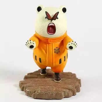 One Piece Bepo Медведь ПВХ Фигура Модель Коллекция Игрушка Кукла оранжевый