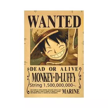 One Piece Bounty Wanted Ретро Постеры Набор (1-41) - Крафт-бумага, предметы коллекционирования в стиле аниме M029 Don Quijote Sugar