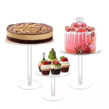 one piece Cake Stand and Cupcake Stands Holder Fruits Dessert Display Plate for Baby Shower Wedding Birthday Party Celebra