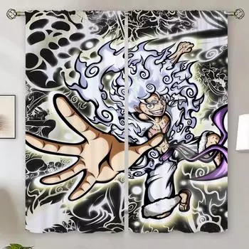 One Piece Chiffon Curtain Tiebacks Bedroom Blackout Curtains for Window Home Interior Curtains Tulle for Living Room Decoration W50xH70cmx2pcs-CL