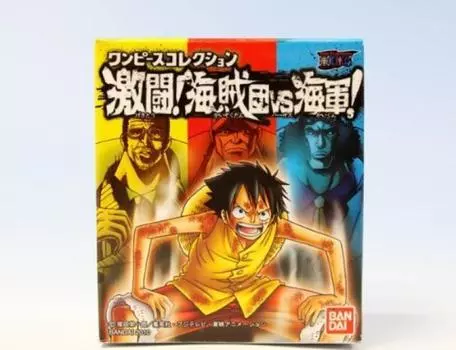 One Piece Collection Fierce Battle Pirates vs Navy ONE PIECE Фигурка Candy Toy Bandai (10 видов полный комплект)