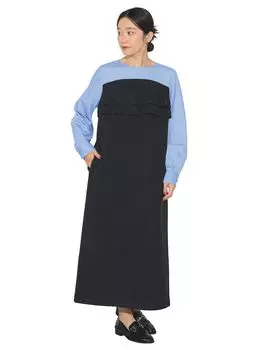 One Piece Combo OP ONE SIZE [Beams Heart] p/Ruffle Women s SAXCHARCOAL