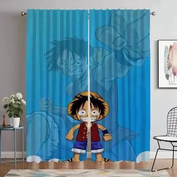 One Piece Curtains Child Room Halloween Decoration Anti-mosquito Curtains for Camera Living Room Curtain Shades Partition Modern W50xH70cmx2pcs-CL