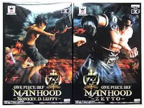 One Piece DXF MANHOOD Luffy & Zett 2 types set