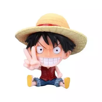 One Piece Figure Аниме-версия Luffy Zoro One Piece Doll Украшение Орнамент Набор [KRGNPLE] (Дизайн Луффи, 1)