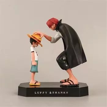 One Piece Figure Луффи Шанкс Фигурка ONE PIECE Луффи Шанкс Фигурка полностью покрашена & & Фигурка…