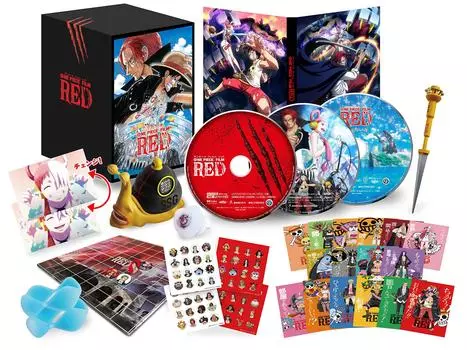 ONE PIECE FILM RED Deluxe Limited Edition производство ULTRA HD (первый ограниченный) [4K Blu-ray] + [Blu-ray]