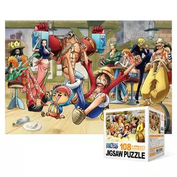 One Piece - Fun Party Time [Mini] - 108 Piece Jigsaw Puzzle, popular Korean puzzle