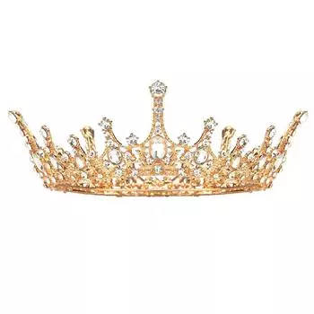 One Piece Горячая Корона Тиара Свадебное Платье Аксессуар Ретро Королева Атмосфера День РожденияTtiara