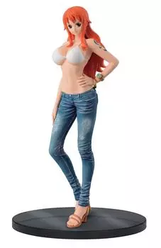 One Piece JEANS FREAK Nami Single Figure vol.2 (Blue Color) белый
