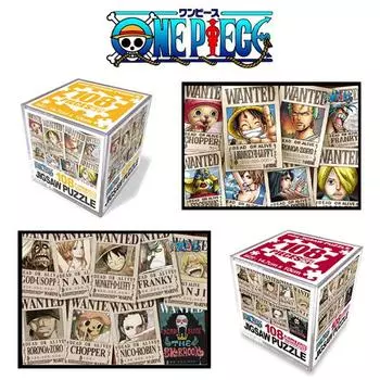 One Piece Jigsaw Puzzle 108 Piece Mini CUBE Wanted Wanted