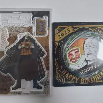 One Piece Jump Shop 2023 Birthday Acrylic Badge Crocodile