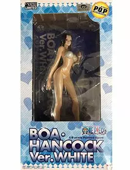 One Piece LIMITED EDITION Боа Хэнкок БЕЛАЯ масштабная ПВХ окрашенная готовая фигурка Портрет Пиратов Версия. 1/8 (частично АБС)