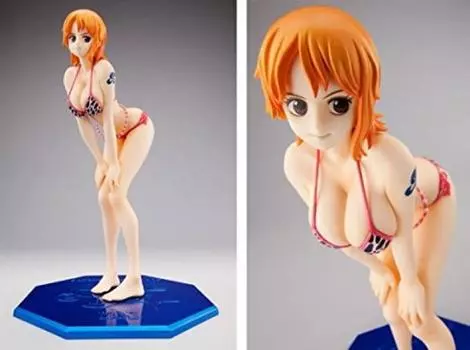 One Piece LIMITED EDITION Nami PINK приблизительно в масштабе покрашенная готовая фигурка Portrait.of.Pirates Ver. 1/8 розовый