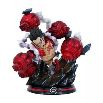 One Piece Luffy Figure 14cm Gomu Gomu No Kong Organ Gear 4 Luffy Model Figurine 14cm-No Box красный