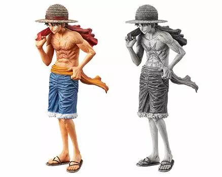 ONE PIECE magazine FIGURE Luffy figure set of 2 types normal color color vol.2 ver./rare ver.