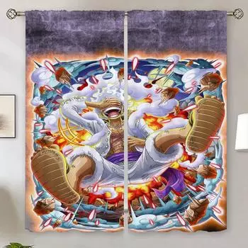 One Piece Modern Living Room Curtains 2024 Shade Curtain for Quarto Bathroom Curtains Salon 2 Pieces Blackout Curtain 100% Blind W50xH70cmx2pcs-CL