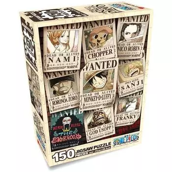 One Piece New Wanted Вертикальный пазл HS150-584, 150 деталей, разные цвета Пазл, Детские игры, Развивающие игрушки
