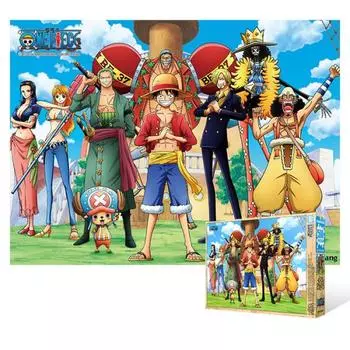One Piece - Обезьяна Д.. Пират Луффи - пазл из 500 деталей, популярная корейская головоломка
