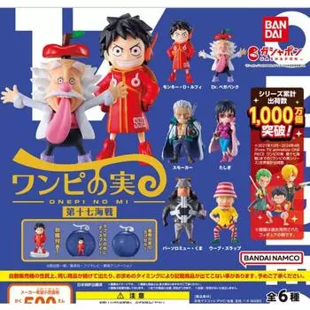 One Piece One Piece Fruit The 17th Battle Из телевизионного мультфильма ONE PIECE One Piece Fruit The 17th Battle Все 6 типов в наборе Термоусадочная пленка нераспечатанная В комплект входит капсула