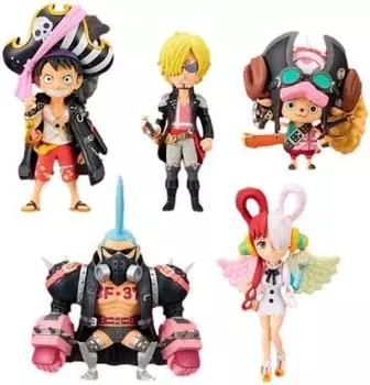 One Piece PIECE FILM World Collectable Figure types set Banpresto ONE RED vol.1 [5 (full complete)]