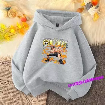 One Piece Pirate King весна и осень мужская одежда толстовки с капюшоном куртки для мужчин мультяшный принт спортивная куртка S