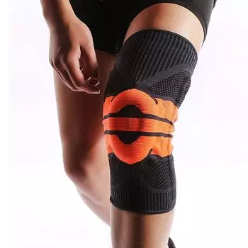 One Piece Spring Steel Stabilizer Stays Open-Patella Knee Brace Support Pad Protector for Stability Minor Patella Instability M