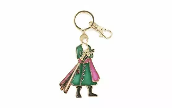 ONE PIECE Stained Glass Keychain Roronoa Zoro