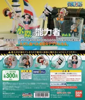 One Piece Waterside Abilities ONE PIECE Фигурка Аниме Манга Товары Gacha Bandai Все 5 Типов Полный Полный Набор Vol.3