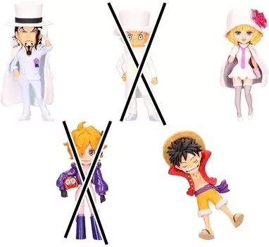 One Piece World Collectible Figure New Chapter Enter 3 Types Set Egghead Edition