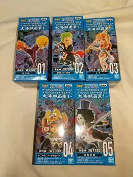 One Piece World коллекционная фигурка WT100 памятный великий пират сотня просмотров 1 5 набор Санджи Зоро Нами Чоппер Брук
