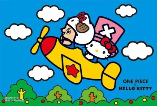 ONE PIECEHELLO KITTY 150 деталей мини-пазл Вертолет и самолет 150-303
