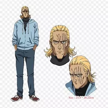 One Punch Man King Genos One Punch Man железные нашивки для DIY теплопередающая одежда термопереносные наклейки декоративная печать