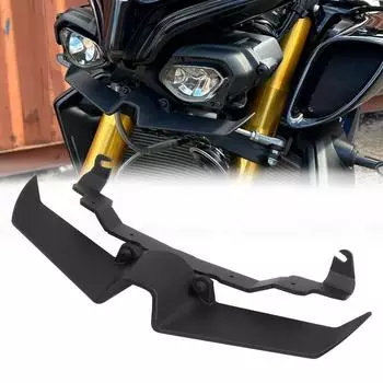 One Set Abs Motorcycle Front Spoiler Black Color, Fit For Yamaha Mt-10/Mt-10 Sp 2022-