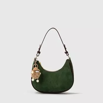 One-shoulder Underarm Bag Niche Frosted Texture Crossbody Crescent Bag Women s Small Bag No doll