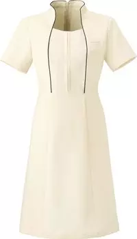 One Stand Sweat CL0181 9 [Charara] Women s Piece, Collar, Absorbent, Antistatic, Stretch, Medical, Esthetic, Beauty, Dental, Clinic, Uniform, C-83