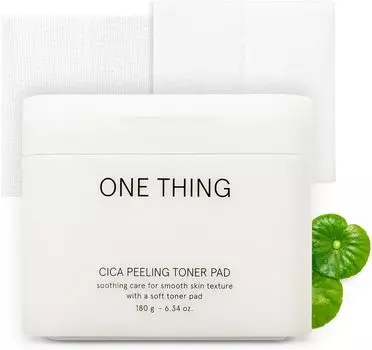 [ONE THING] CICA Peeling Toner Pad 180 мл 65 шт.