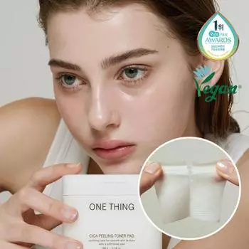 One Thing Cica Peeling Toner Pad 65 листов, популярная взрывная косметика Кореи