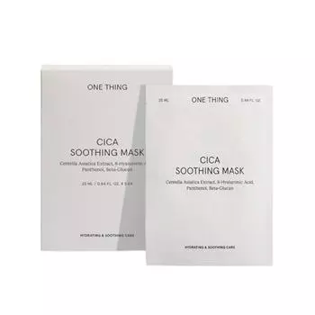 ONE THING Cica Успокаивающая маска 25 мл*5 шт.