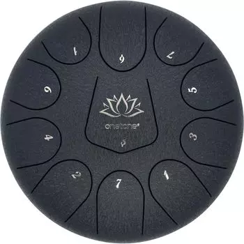 One Tone ONETONE Танский барабан, гамма ре мажор, 11 нот, руководство по эксплуатации Navy, 2 молоточка, медиатор x наклейка с номером клавиши 10 OTTG-10/NV [Специализированный