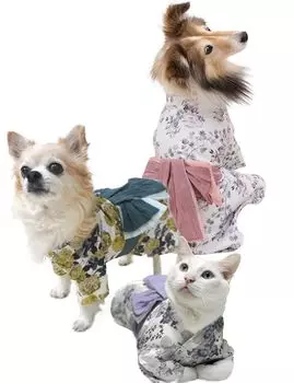 ONEKOSAMA OINUSAMA Pet Yukata Одежда для собак Yukata Cat Cat Одежда для домашних животных Японская одежда для девочек Японская одежда Одежда для собак Фестивали Лето