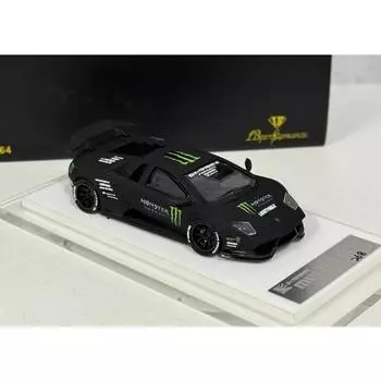 Onemodel 1:64 Matte Black LP670-4 Murcielago LB Model Diecast Resin Car New Collection