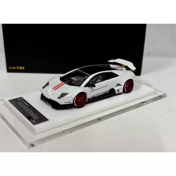 Onemodel 1:64 White LP670-4 Murcielago LB Sports Model Diecast Resin Car New Collection