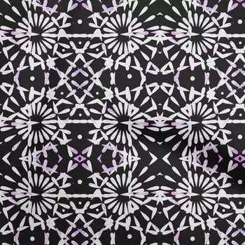 oneOone Cotton Flex Black Fabric Block Материал платья Ткань Ткань с принтом в ярдах 40 дюймов 42 Inch Wide - Viscose Chiffon бежевый