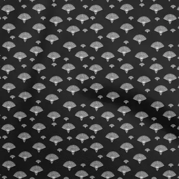 oneOone Cotton Flex Black Fabric Block Материал платья Ткань Ткань с принтом в ярдах 40 дюймов 42 Inch Wide - Viscose Chiffon аквамарин